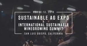 The International Sustainable Wine Growing Summit is coming to San Luis Obispo, California on November 11-13, 2019