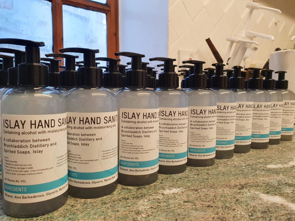 Bruichladdich hand sanitizer