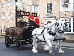 UK Brewery Samuel Smith Delivers Beer by Shire Horse During Lockdown to Boost Morale