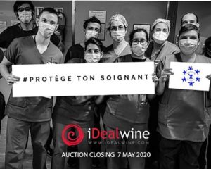Idealwine launches Fine Wine Auction for Healthcare Workers #ProtegeTonSoignant