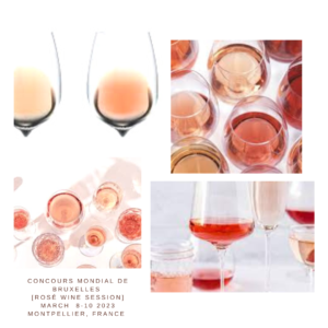 2023 Concours Mondial de Bruxelles [Rosé Wine Session] Montpellier