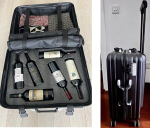 Wine Travel Made Easy:  Lazenne Wine Suitcase Review