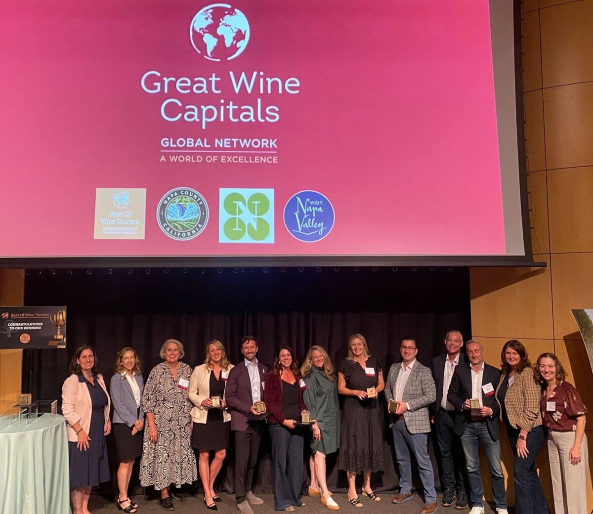 Great Wine Capitals 2026 Best of Wine Tourism Regional Awards Announces Napa Valley Winners