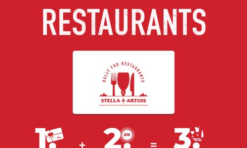 Stella Artois launches Rally for Restaurants gift card program to help local restaurants and bars (CNW Group/Stella Artois)
