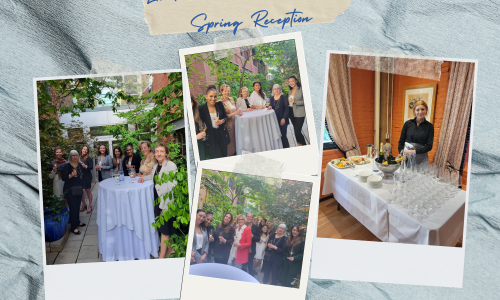 Blue and Black Simple Minimal Feminine Fashion Photo Collage