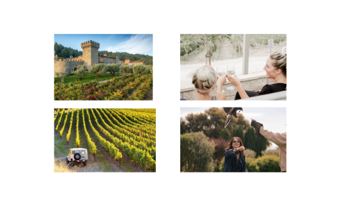 Brown Beige Bright Holiday Photo Collage