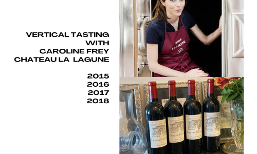 Liz Palmer Zoom Tasting with Caroline Frey